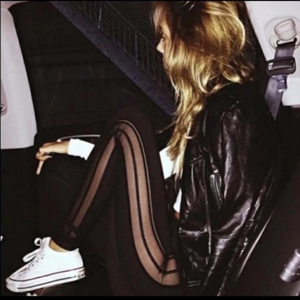 Rare lululemon side mesh leggings